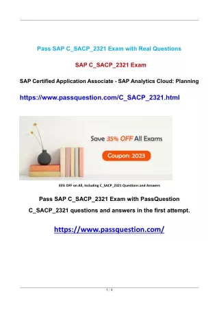 pass sap c sacp 2321 exam with real questions