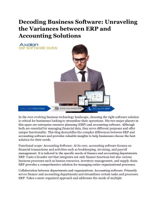 decoding business software unraveling