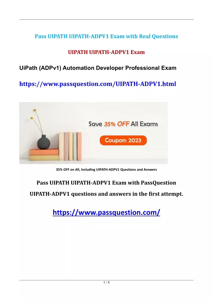 pass uipath uipath adpv1 exam with real questions