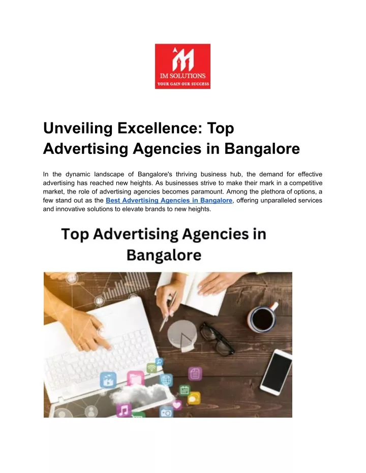 unveiling excellence top advertising agencies