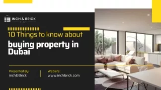 10 Things to know about buying property in Dubai (1)