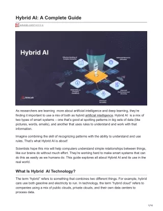 Hybrid AI A Complete Guide