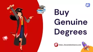 Buy Genuine Degrees