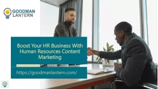 Boost Your HR Business With Human Resources Content Marketing