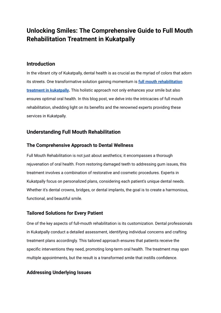 unlocking smiles the comprehensive guide to full