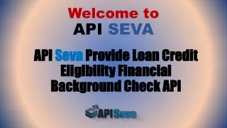 welcome to api seva