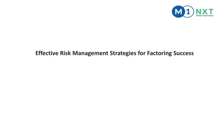 effective risk management strategies