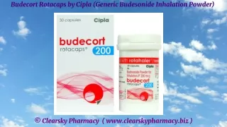 Budecort Rotacaps by Cipla (Generic Budesonide Inhalation Powder)