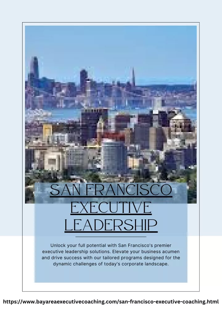 san francisco executive leadership