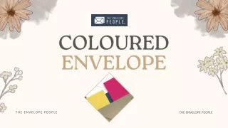 Envelope | Coloured Envelopes | Theenvelopepeople