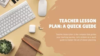 teacher lesson plan a quick guide