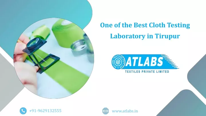 one of the best cloth testing laboratory