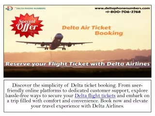 discover the simplicity of delta ticket booking
