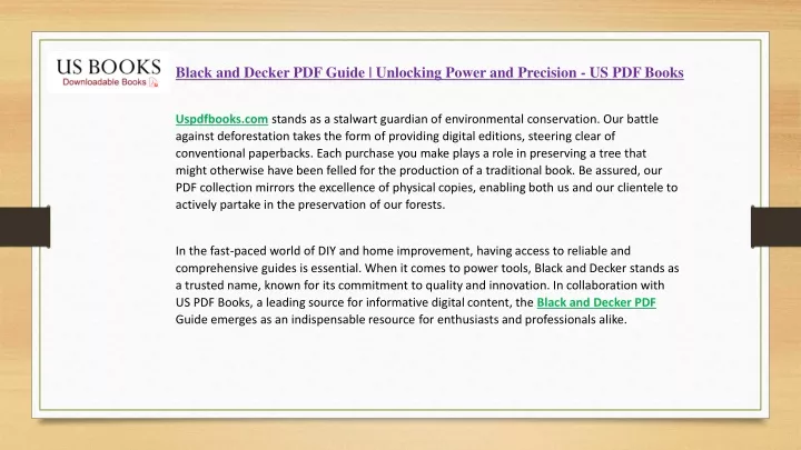 black and decker pdf guide unlocking power