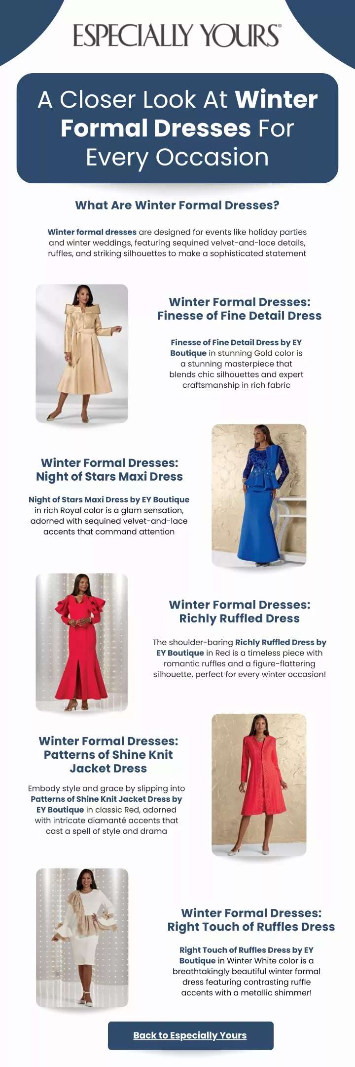 a closer look at winter formal dresses for every