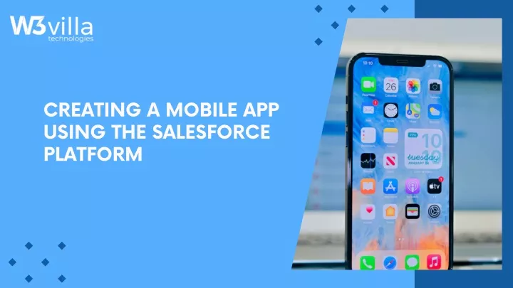 creating a mobile app using the salesforce