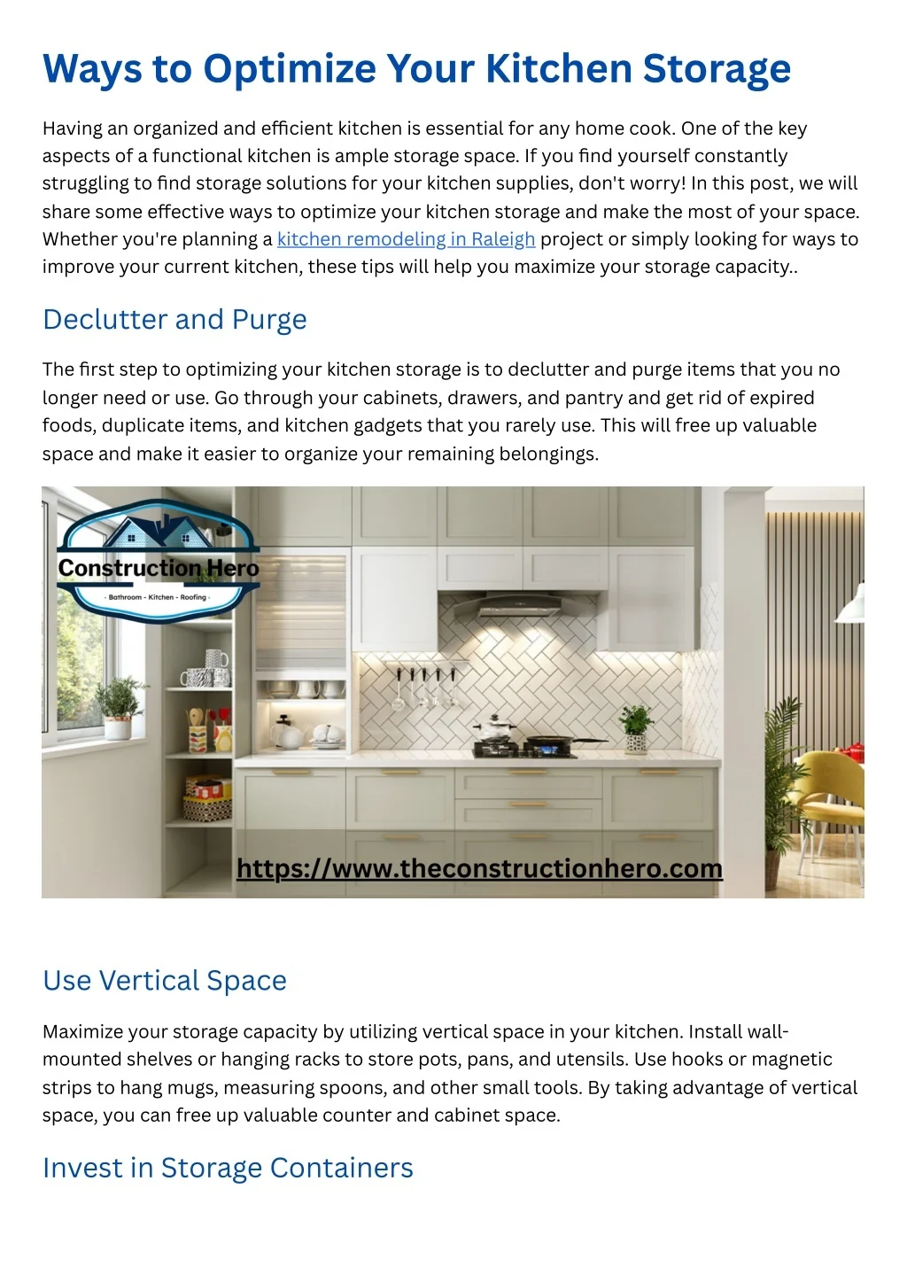 PPT - Ways to Optimize Your Kitchen Storage PowerPoint Presentation ...