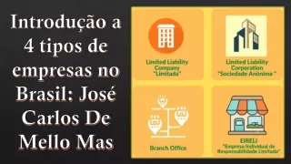Jose Carlos De Mello Mas — Sobre Tipos de Empresas no Brasil