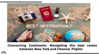 New York to Chennai Flights
