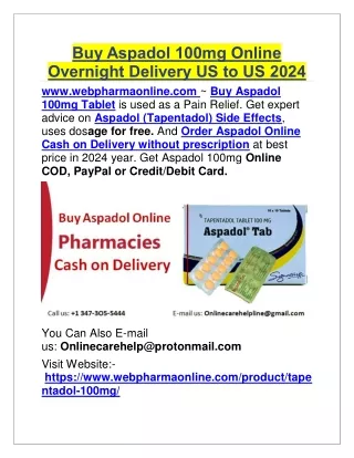 buy aspadol 100mg online overnight delivery