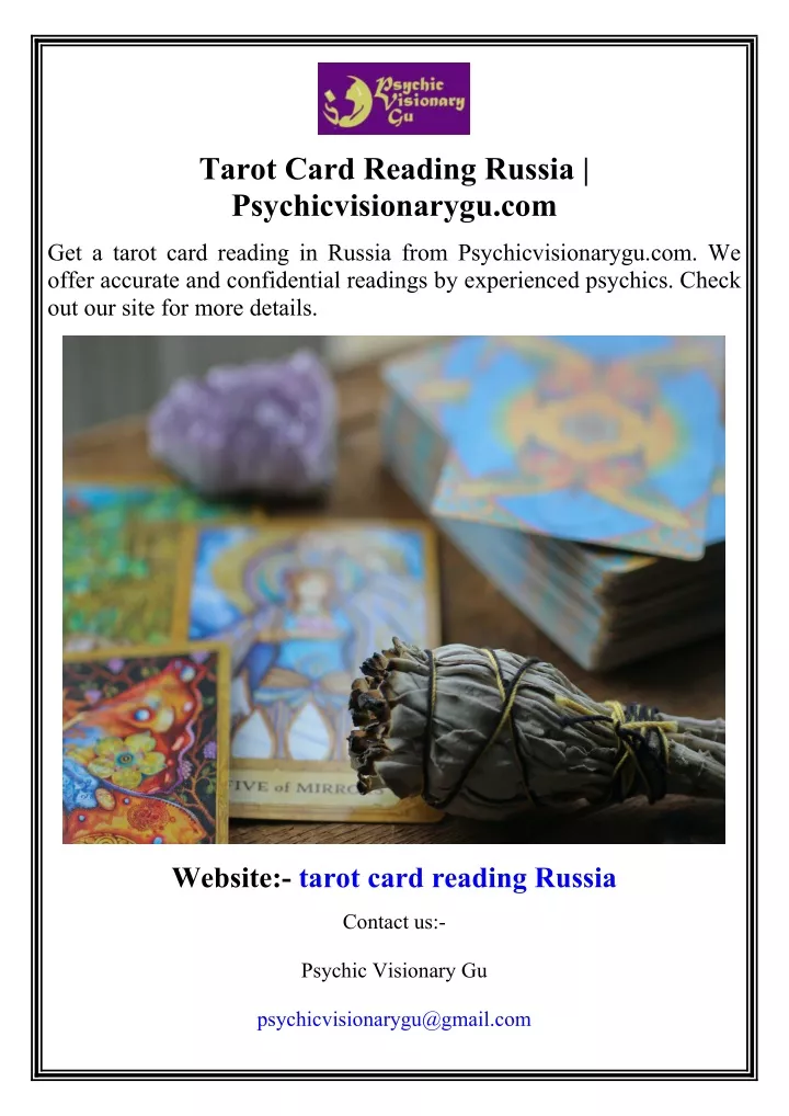 tarot card reading russia psychicvisionarygu com