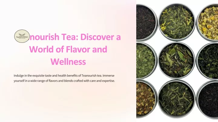 teanourish tea discover a world of flavor