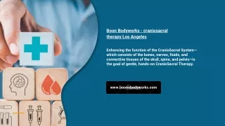 Boon Bodyworks - Craniosacral Therapy in Los Angeles