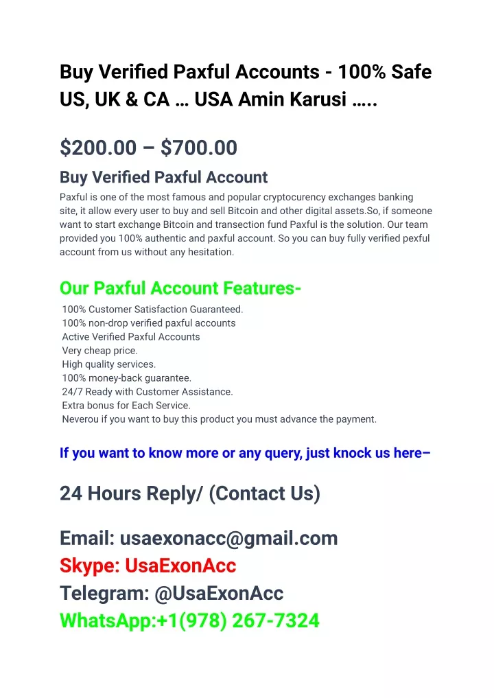 buy verified paxful accounts 100 safe