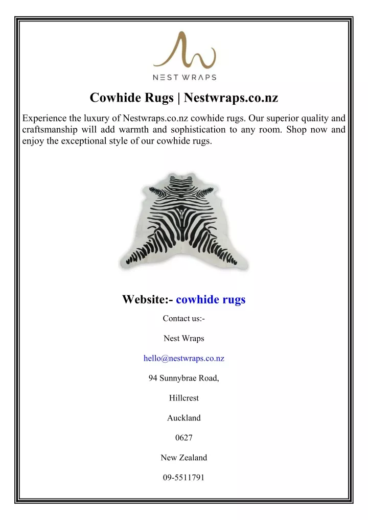 cowhide rugs nestwraps co nz