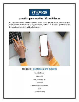 pantallas para moviles  Ifixmobiles.es