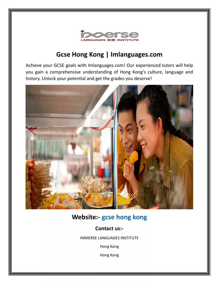 gcse hong kong imlanguages com