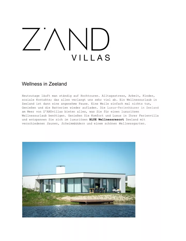 wellness in zeeland