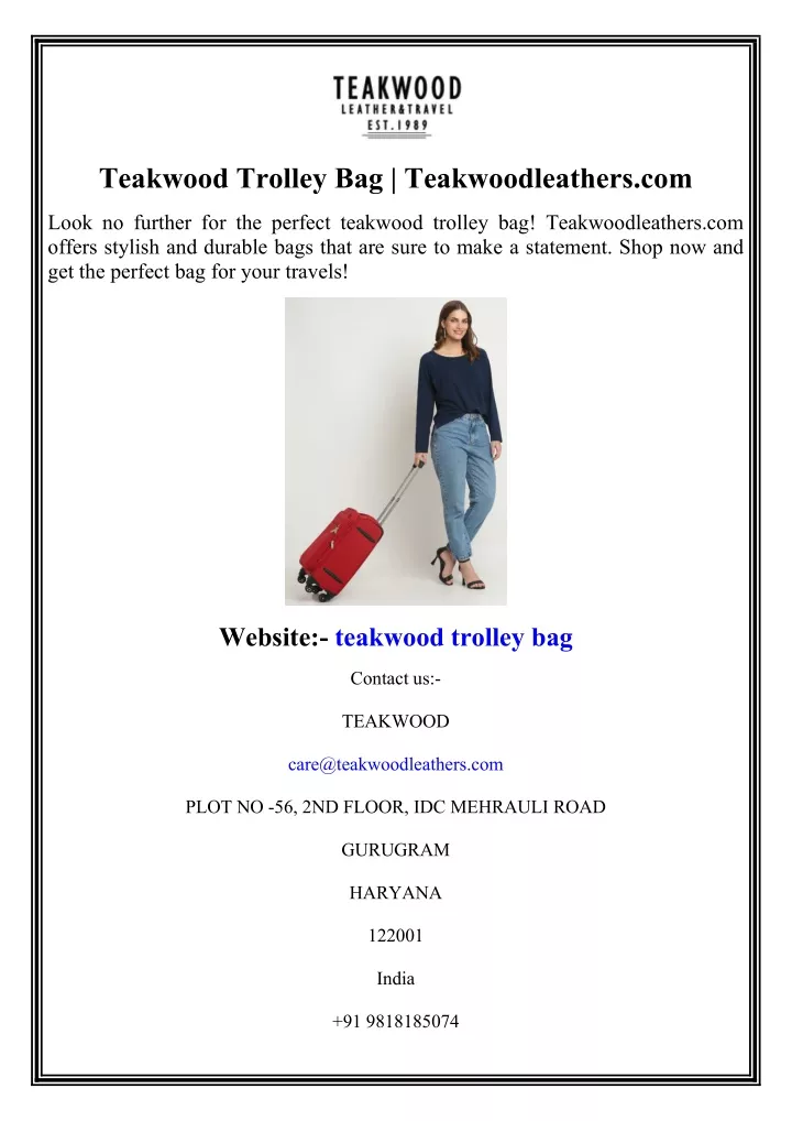 Buy Teakwood Leathers Set Of 3 Printed 360 Degree Rotation Hard Trolley Bag  95.5 L - Trolley Bag for Unisex 24764208 | Myntra