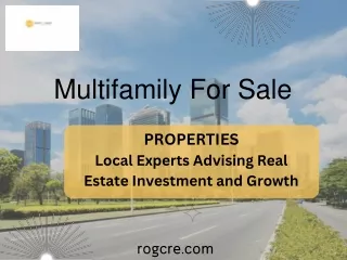 Multifamily For Sale