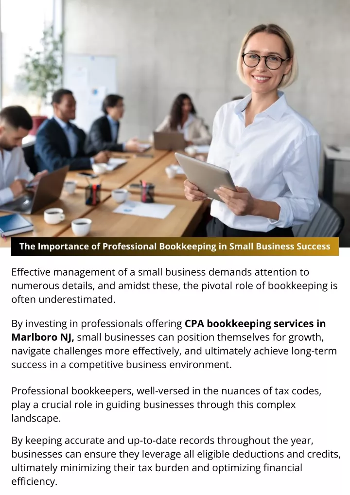 the importance of professional bookkeeping