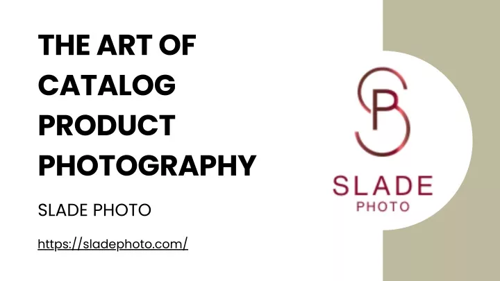 the art of catalog product photography