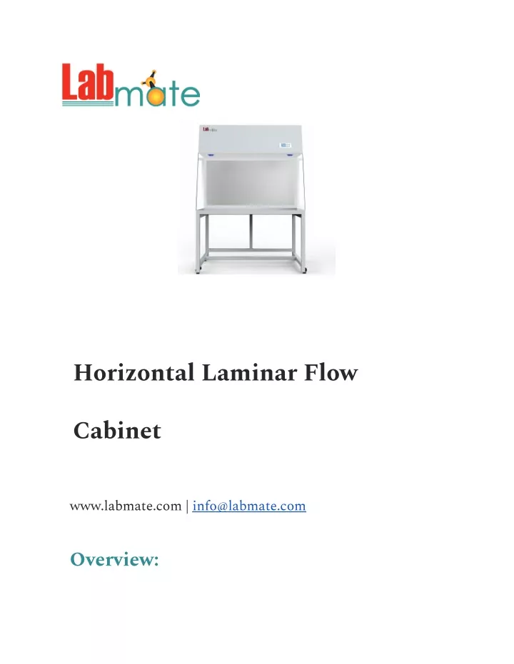 horizontal laminar flow