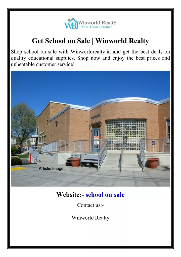 get school on sale winworld realty