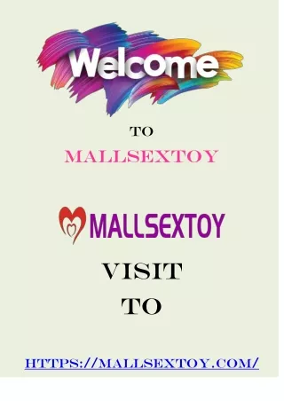 Get Your Pleasure with the Best Selection of Sex Toys at MALLSEXTOY