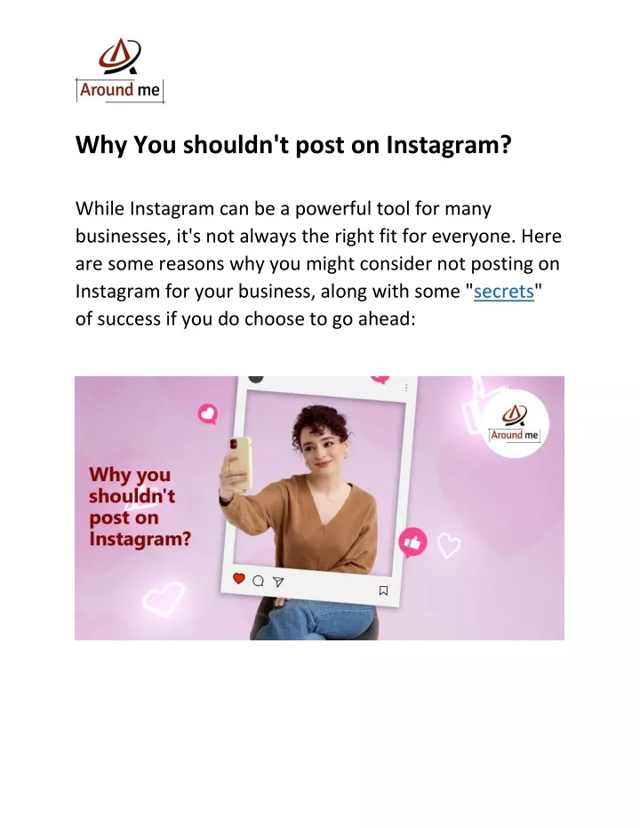 why you shouldn t post on instagram
