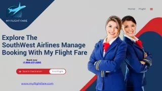 Southwest Airlines Manage Booking | Book Now  1-866-217-3260