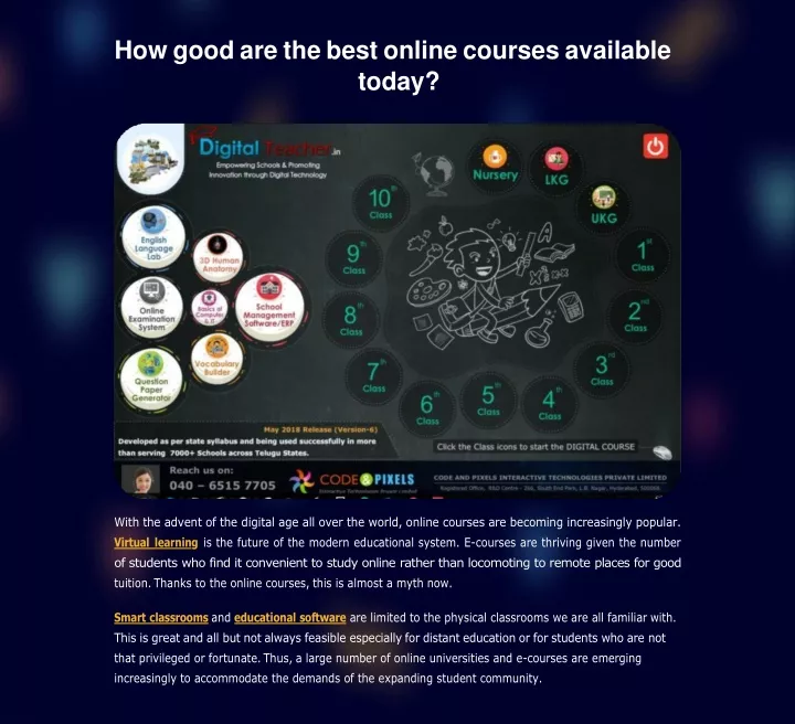 how good are the best online courses available