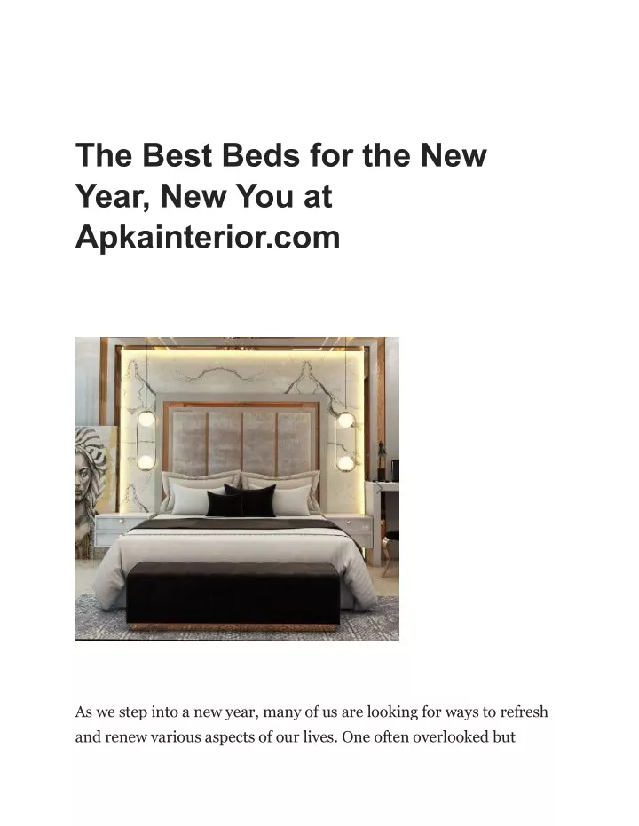 the best beds for the new year