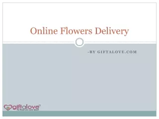 Petals at Your Doorstep Explore our Online Flower Delivery Service