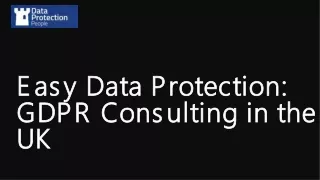 About Us - What is Data protection Data Protection Consultancy