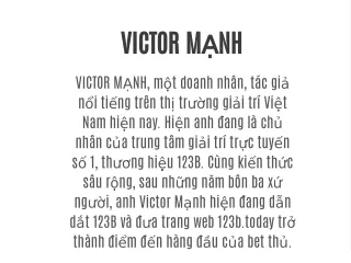 victor m nh
