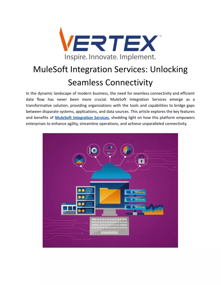 mulesoft integration services unlocking seamless
