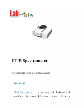 ftir spectrometer