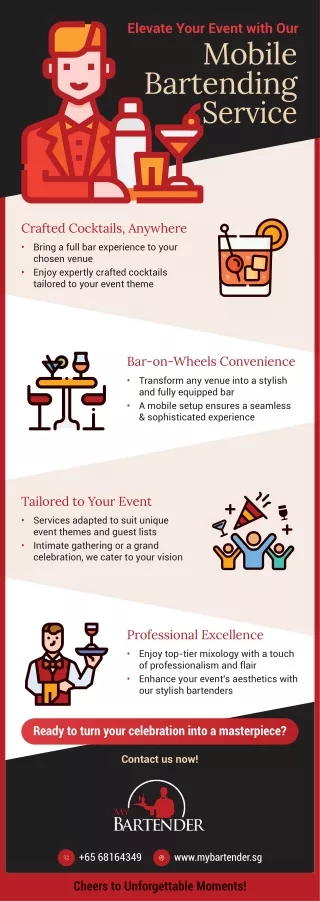 elevate your event with our mobile bartending