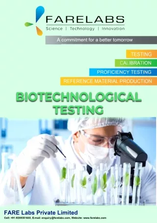 Bio Fuels Testing Laboratory - FARE LABS Pvt. Ltd.